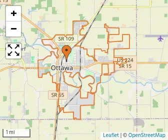 Area schools map