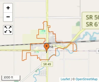 Area schools map