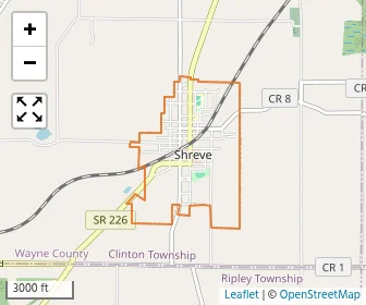 Area schools map