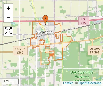 Area schools map