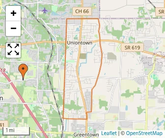 Area schools map
