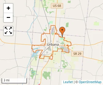 Area schools map
