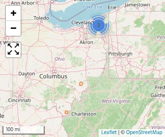 Area schools map