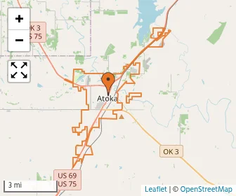 Area schools map