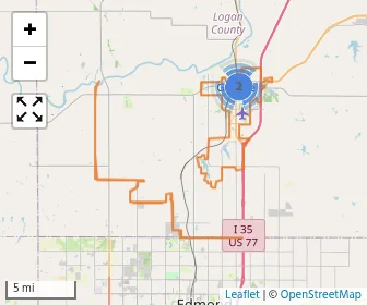 Area schools map