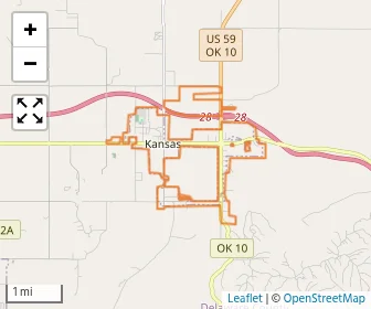 Area schools map