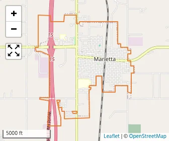 Area schools map