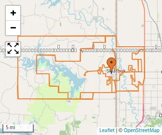 Area schools map