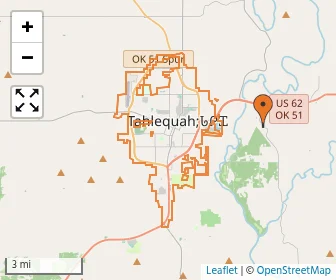 Area schools map