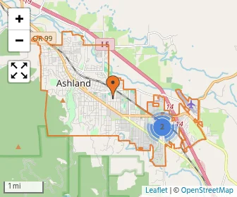 Area schools map