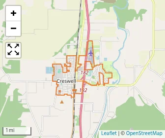 Area schools map