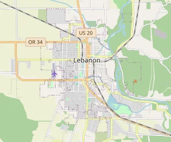 Area schools map