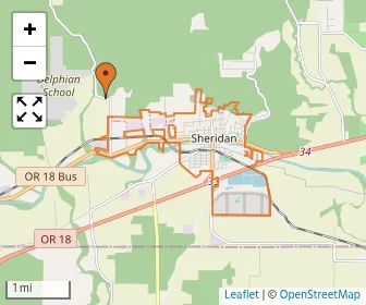 Area schools map