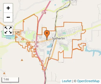 Area schools map