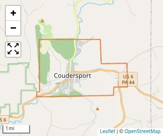 Area schools map