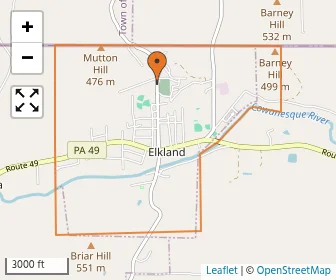 Area schools map