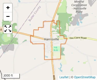 Area schools map