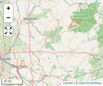 Area schools map