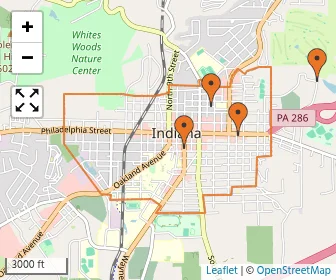 Area schools map
