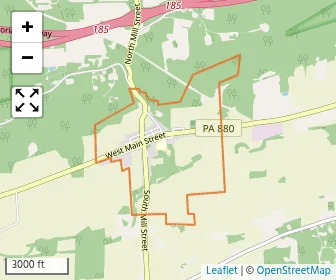Area schools map