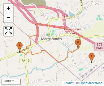 Area schools map