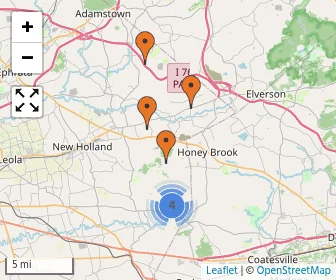 Area schools map