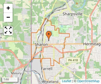 Area schools map