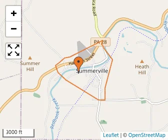 Area schools map