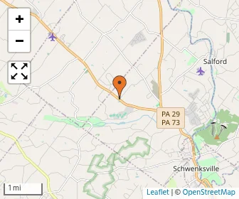 Area schools map