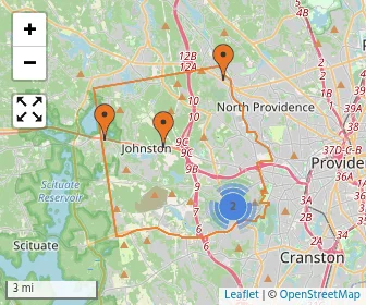 Area schools map