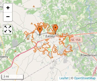 Area schools map