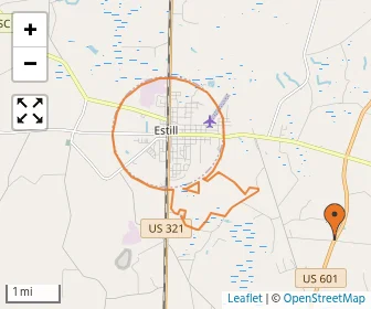 Area schools map