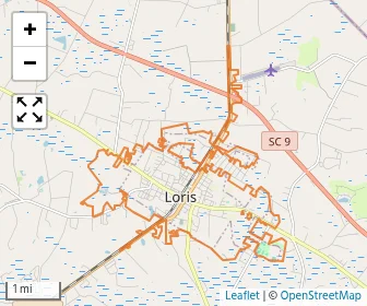 Area schools map