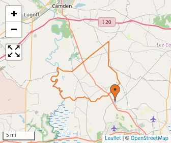 Area schools map