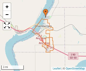Area schools map