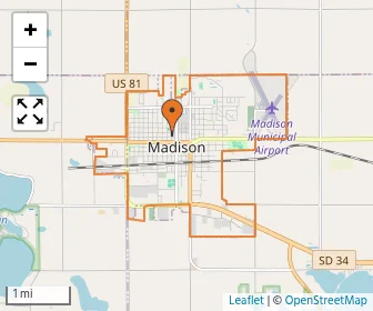 Area schools map