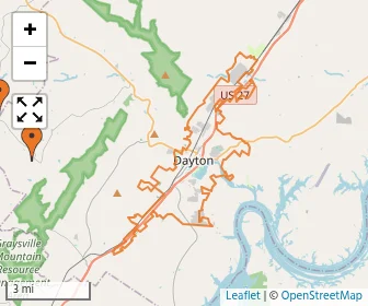 Area schools map