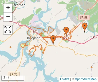 Area schools map