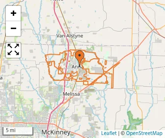 Area schools map
