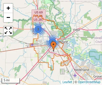 Area schools map