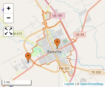 Area schools map