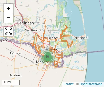 Area schools map