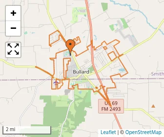 Area schools map