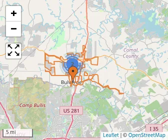Area schools map