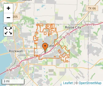 Area schools map