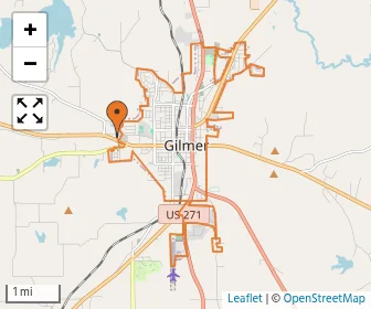 Area schools map