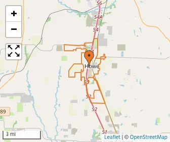 Area schools map