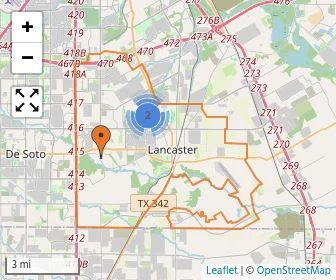 Area schools map