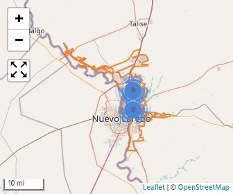 Area schools map