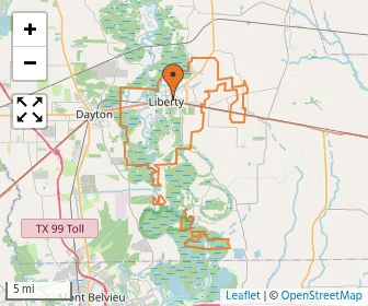 Area schools map